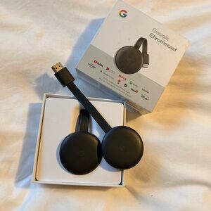 🎉 SOLD - Google Chromecast Bundle (2 Devices)